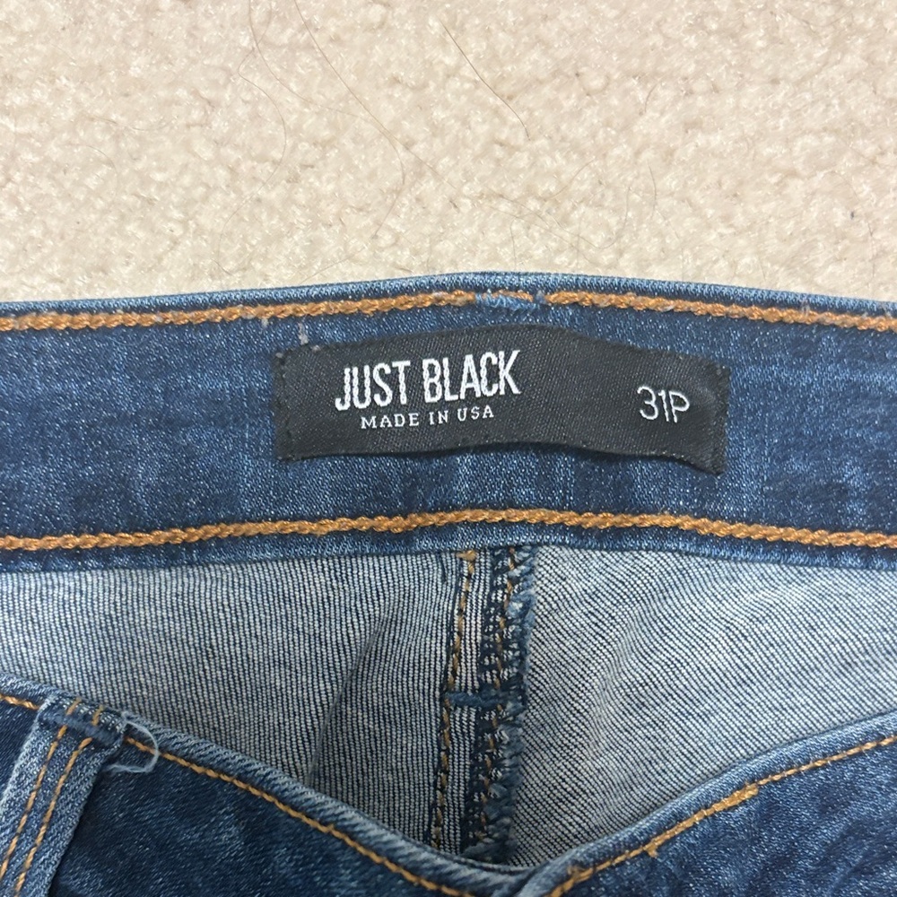 Just Black Dark Blue Skinny Jeans - Picture 2 of 2